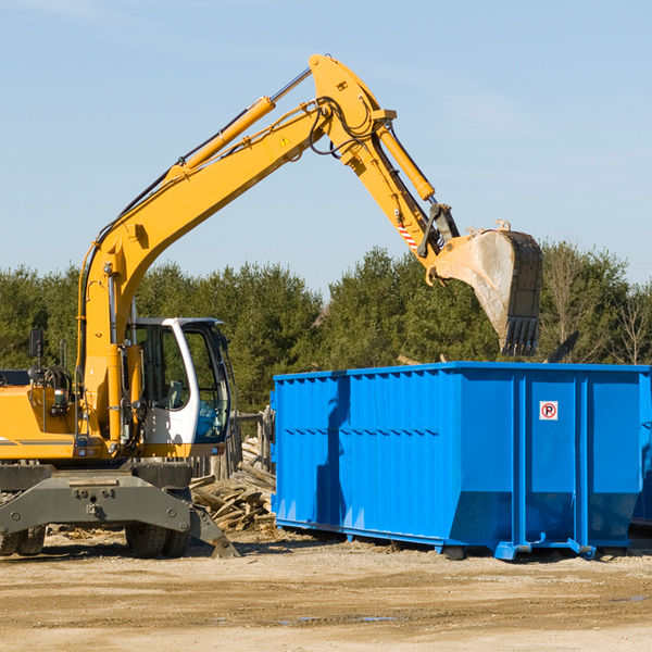 how many times can i have a residential dumpster rental emptied in East Pharsalia